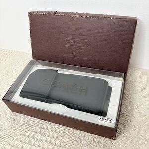 Y2K Vintage Coach Nokia Phone Case 7906 NIB Black Leather Accessory